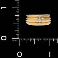 14K Yellow Gold Estate Diamond Ring