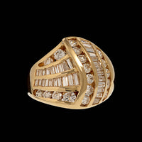 14K Yellow Gold Estate Diamond Ring