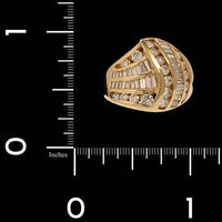 14K Yellow Gold Estate Diamond Ring