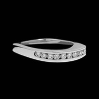 14K White Gold Estate Diamond Ring