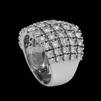 14K White Gold Estate Diamond Ring