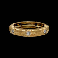 18K Yellow Gold Estate Diamond Ring