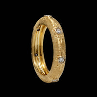 18K Yellow Gold Estate Diamond Ring