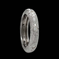 18K White Gold Estate Diamond Ring