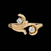 14K Yellow Gold Estate Diamond Ring