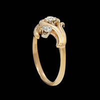 14K Yellow Gold Estate Diamond Ring