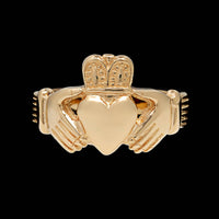 14K Yellow Gold Estate Claddagh Ring