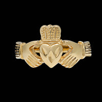 14K Yellow Gold Estate Claddagh Ring