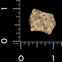 14K Yellow Gold Estate Diamond Ring