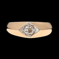 14K Yellow Gold Diamond Ring