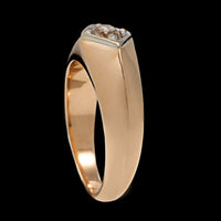 14K Yellow Gold Diamond Ring