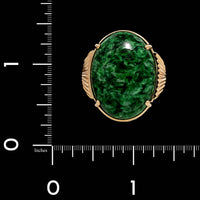 14K Yellow Gold Estate Maw Sit Sit Ring