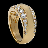 Memoire 18K Yellow Gold Estate Diamond Ring