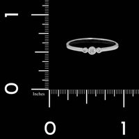 Bony Levy 18K White Gold Estate Diamond Ring
