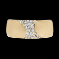 14K Two-tone Gold Estate Diamond Ring