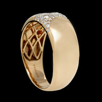 14K Two-tone Gold Estate Diamond Ring