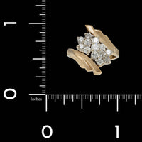 14K Two-tone Gold Estate Diamond Ring