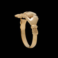 14K Yellow Gold Estate Claddagh Ring