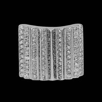 Jack Vartanian 18K White Gold Estate Diamond Ring