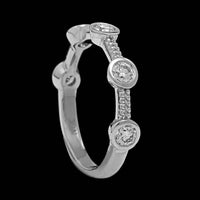 14K White Gold Estate Diamond Ring