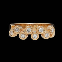 14K Yellow Gold Estate Diamond Ring
