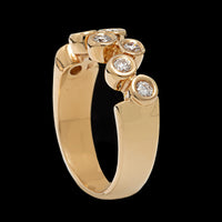 14K Yellow Gold Estate Diamond Ring
