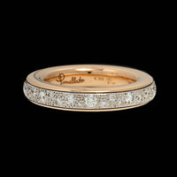 Pomellato 18K Rose and White Gold Estate Diamond Iconica Ring