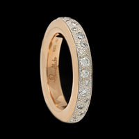 Pomellato 18K Rose and White Gold Estate Diamond Iconica Ring