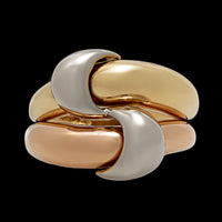 Roberto Coin 18K Tricolor Gold Estate Ring