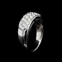 18K White Gold Estate Diamond Ring
