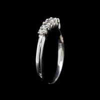 14K White Gold Estate Diamond Band
