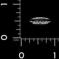 14K White Gold Estate Diamond Band