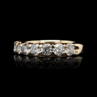 14K Yellow Gold Estate Diamond Band