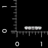 14K Two-tone Gold Estate Diamond Band