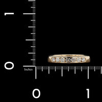 14K Yellow Gold Estate Diamond Band