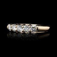 14K Yellow Gold Estate Diamond Band