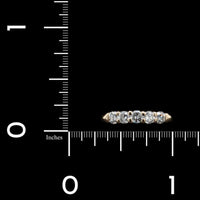 14K Yellow Gold Estate Diamond Band