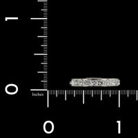 14K White Gold Estate Diamond Band