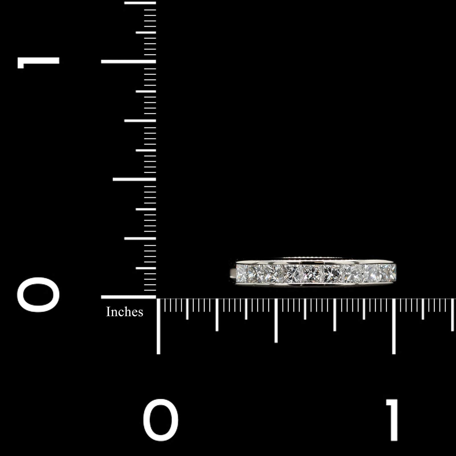 14K White Gold Estate Diamond Band