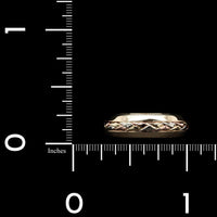14K Tricolor Gold Estate Braided Band