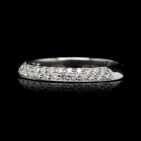 18K White Gold Estate Diamond Band