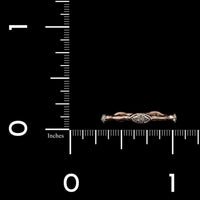14K Rose Gold Estate Diamond Band