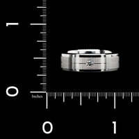 14K White Gold Estate Diamond Band