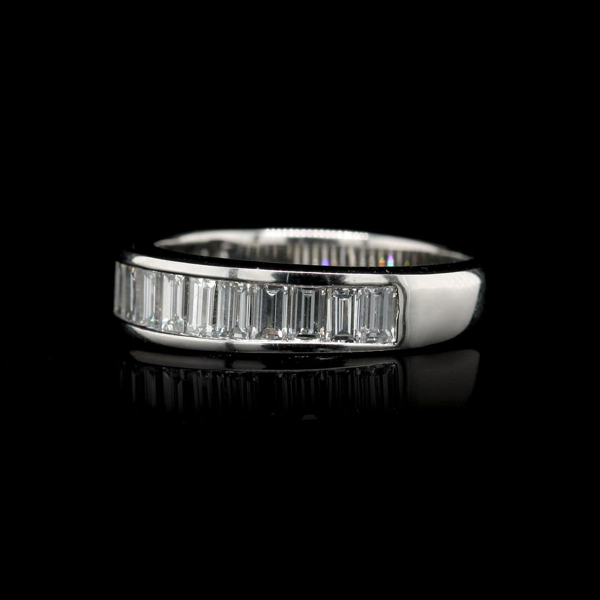 Platinum Estate Diamond Band