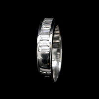 Platinum Estate Diamond Band