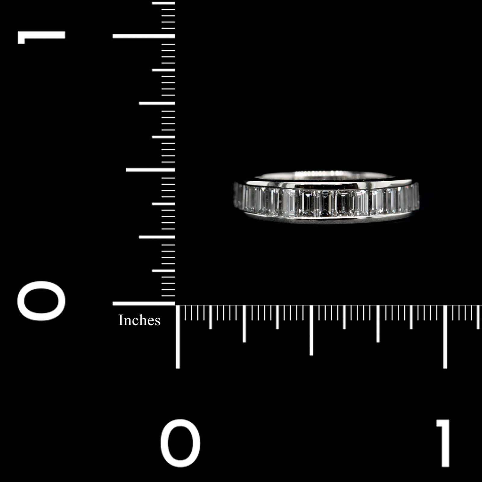 Platinum Estate Diamond Band