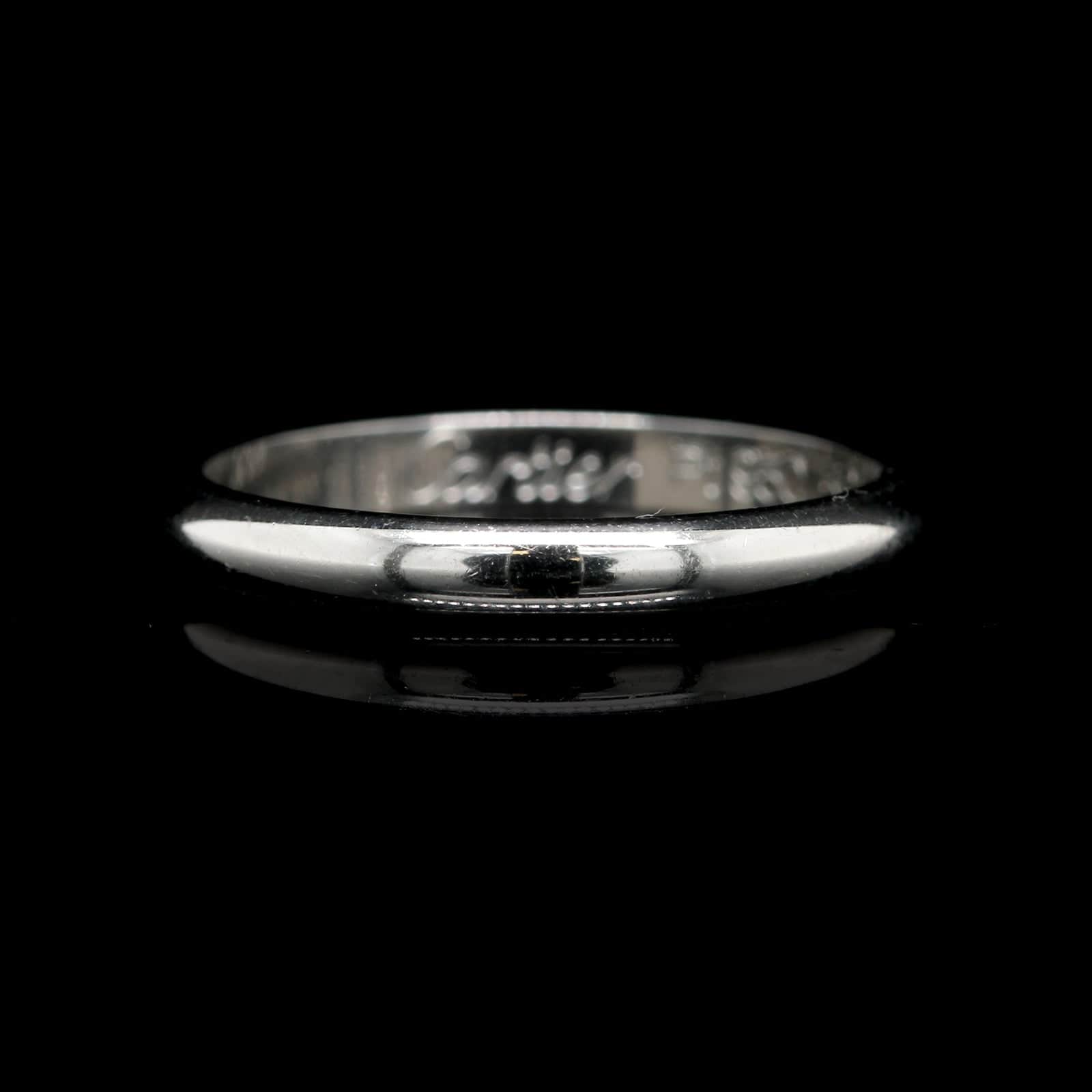 Cartier Platinum Estate Wedding Band