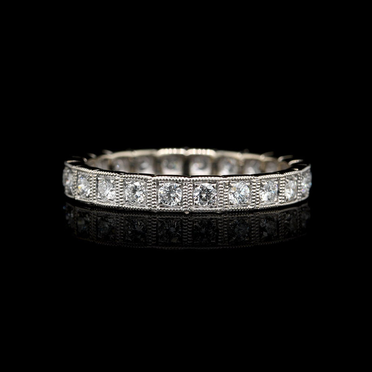 Platinum Estate Diamond Eternity Band