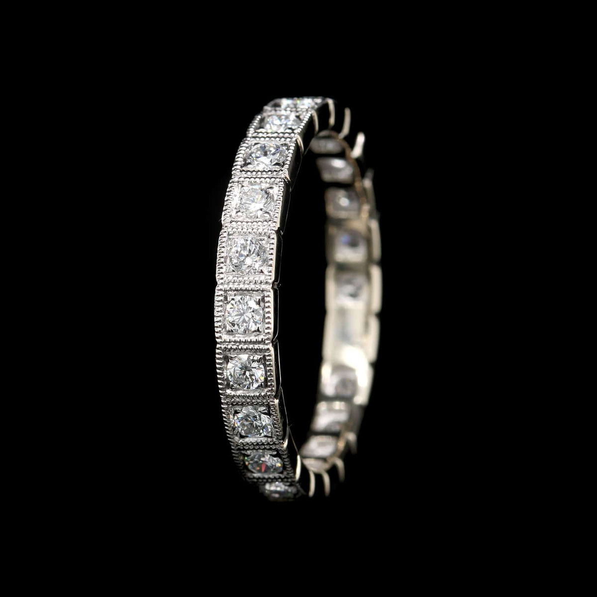 Platinum Estate Diamond Eternity Band