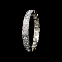 Platinum Estate Diamond Eternity Band